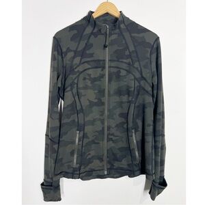 Lululemon Define Jacket Incognito Camo Multi Gator Green